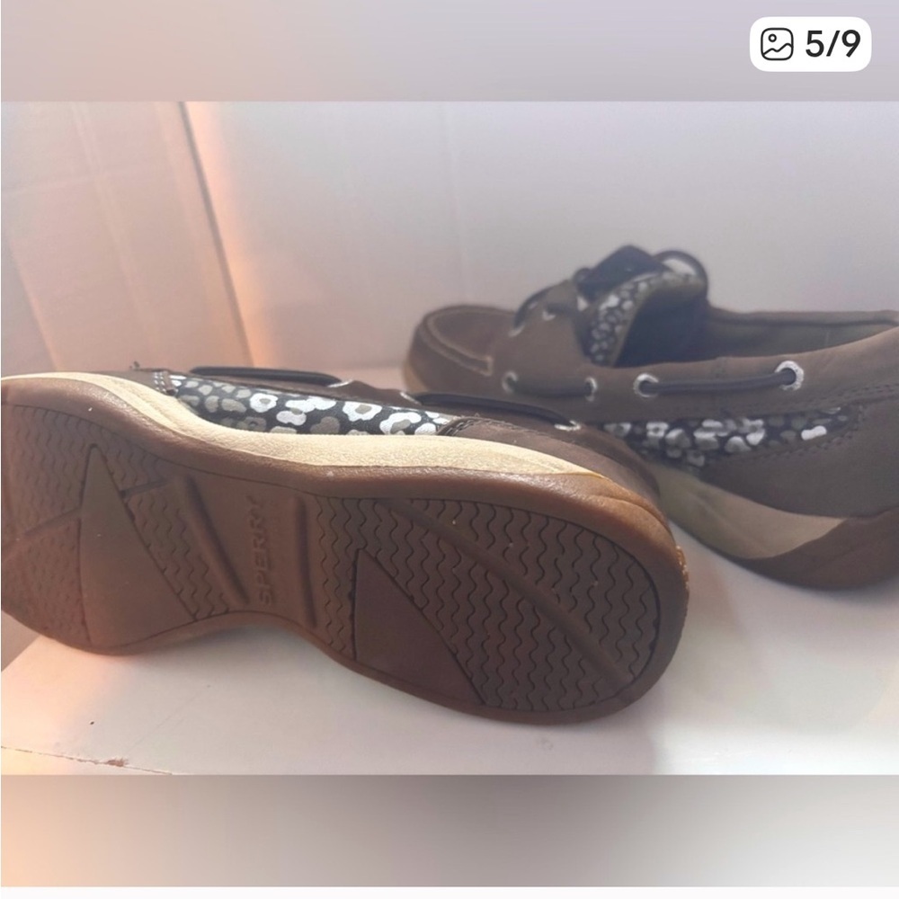 Sperry Brown Boat Shoes size 8 - Picture 5 of 9